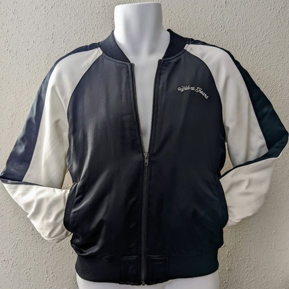 Kendall & Kylie Wild at Heart TIGER Satin Bomber Varsity Jacket PacSun NEW - NWT - Picture 7 of 15